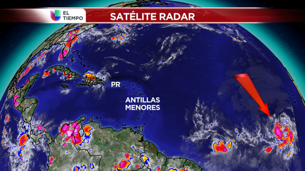 Se forma depresión tropical que podría volverse huracán en el Caribe