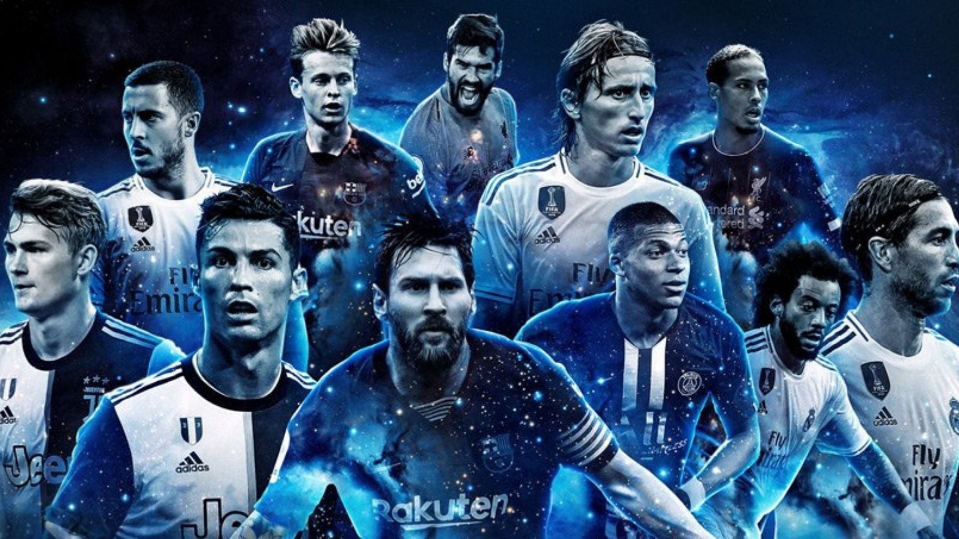 Los nominados al 11 ideal del año por la FIFA