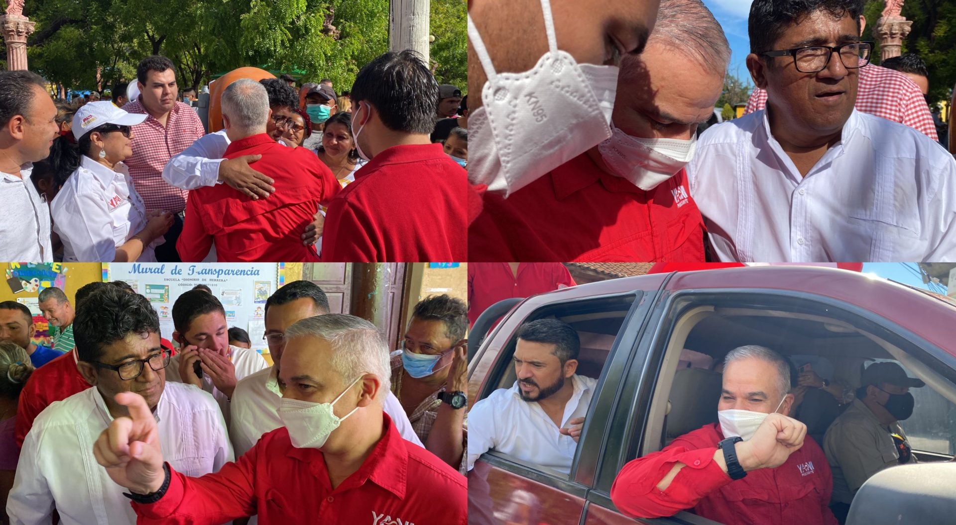 Poder liberal en Choluteca Junto a Yani vota Quintín Soriano