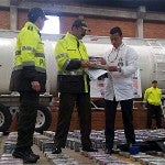 Colombia incauta 800 kilos de cocaína que serían enviados a México