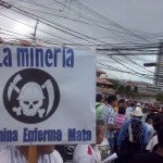 Copinh dice no a la actividad minera en Honduras (2)