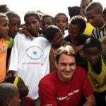 Roger-Federer-in-South-Africa-with-children-supported-by-his-Roger-Federer-Foundation