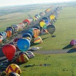 Superado el récord de despegue de globos aerostáticos en línea