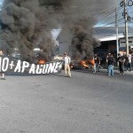Continúan protestas por apagones en La Ceiba