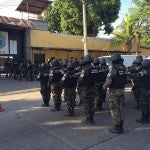 Realizan operativo de registro en centro penal de San Pedro Sula