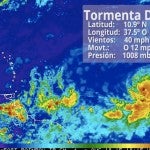 Tormenta Danny se potencia y podría tornarse huracán el viernes