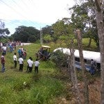 Al menos 10 heridos tras accidente de bus en Olanchito, Yoro