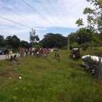 Al menos 10 heridos tras accidente de bus en Olanchito, Yoro2