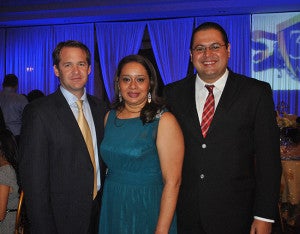 Ricardo Valdez, Claudia Varela y Salvador Jiménez.