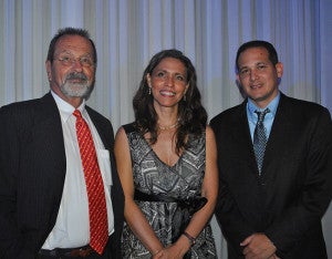 Holger Peters, Nadia de Berkling y Alejandro Bendaña.