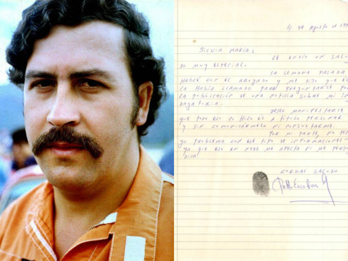 Sexo, drogas y cuentos infantiles Las cartas íntimas de Pablo Escobar -  Tiempo.hn | Noticias de última hora y sucesos de Honduras. Deportes,  Ciencia y Entretenimiento en general.