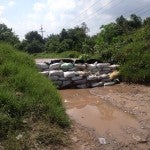 Crecida del Río Ulúa afecta ex campos bananeros en El Progreso3 (2)
