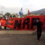Paro cívico Inicia protesta del FNRP en distintas zonas de Honduras3