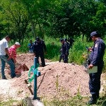 Realizan exhumación en el municipio de Sulaco, Yoro