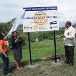 SANAA inaugura proyecto de alcantarillado en la salida a Olancho