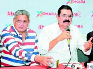 Esdras amado López y José Manuel Zelaya pertenecen al partido Libre.