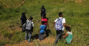 Niños inmigrantes desde Honduras a Mexico