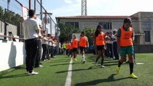 El Fútbol Femenino está surgiendo en Honduras.
