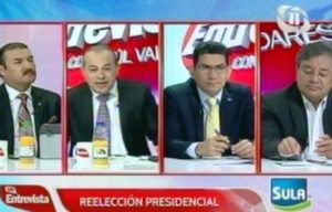 La Reelección divide y enciende debate político en Honduras.