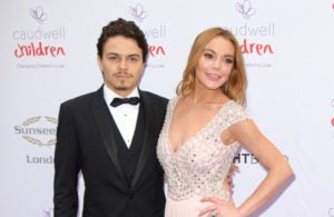 La actriz Lindsay Lohan (29) y su joven novio  Egor Tarabasov (22), hicieron su primera aparición juntos .