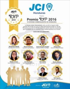 TOYP reconoce a 10 jóvenes hondureños