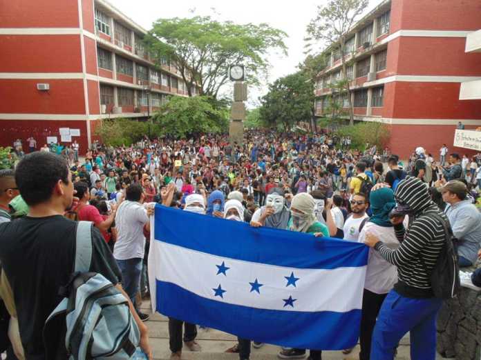 pérdidas tomas de instalaciones de la UNAH