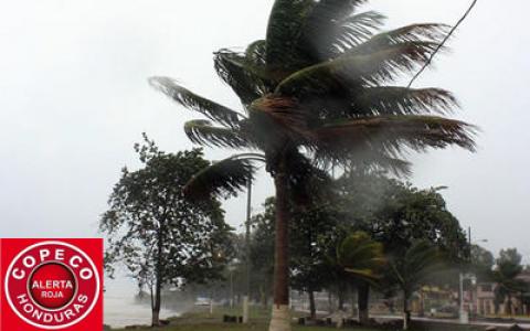 Alerta roja para Islas de la Bahía