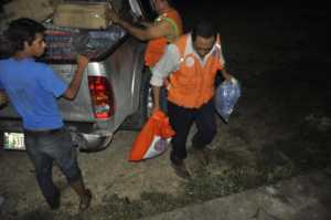 Las autoridades de Guatemala dieron asistencia a todos los que se encontraban en albergues.
