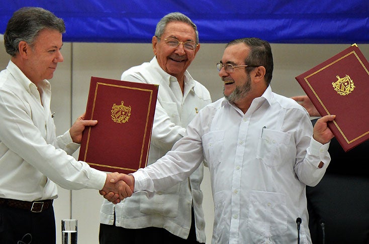 acuerdo de paz Colombia la farc