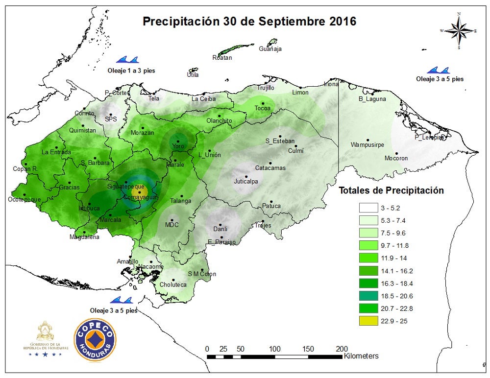 Se mantiene desplazamiento de onda tropical sobre Honduras