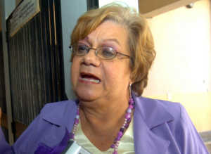 Doris Gutierrez, diputada del PINU.