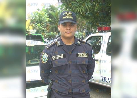 policía detenido en La Ceiba
