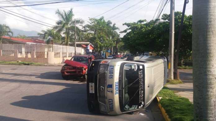 accidente de rapidito en Guamilito
