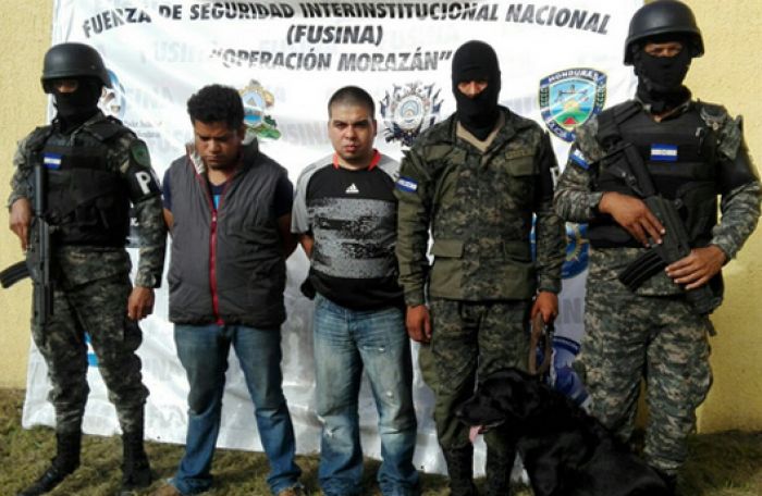 guatemaltecos con cocaína en Copán