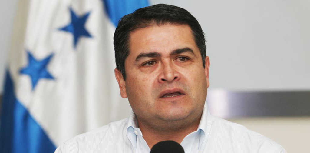 Juan Orlando Hernández. 