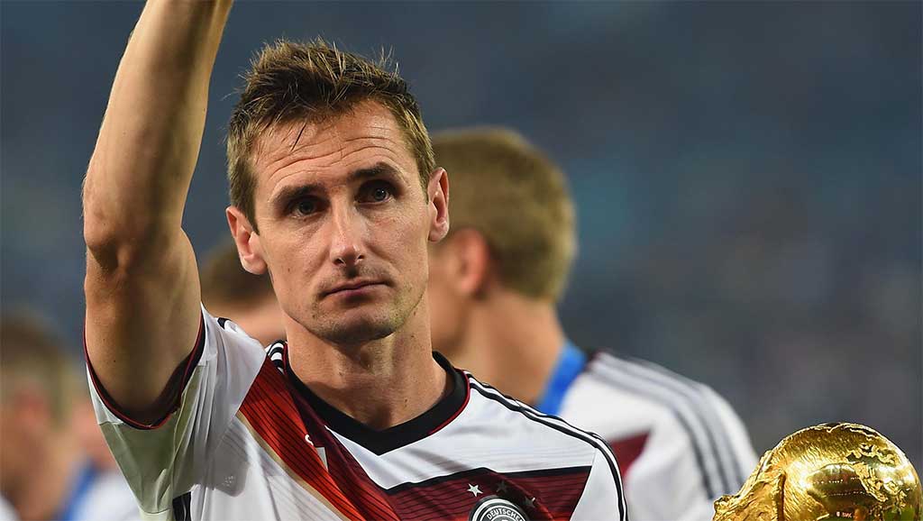 Miroslav Klose, máximo goleador en la historia de los Mundiales