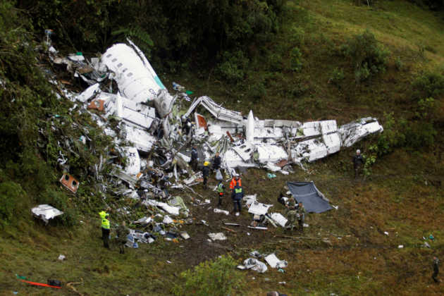 Impactantes imágenes del accidente aéreo