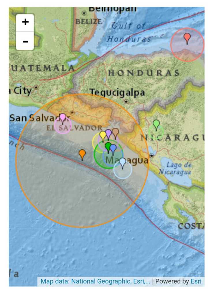 Temblor de 7. 2 se sintió en El Salvador Guatemala y Honduras