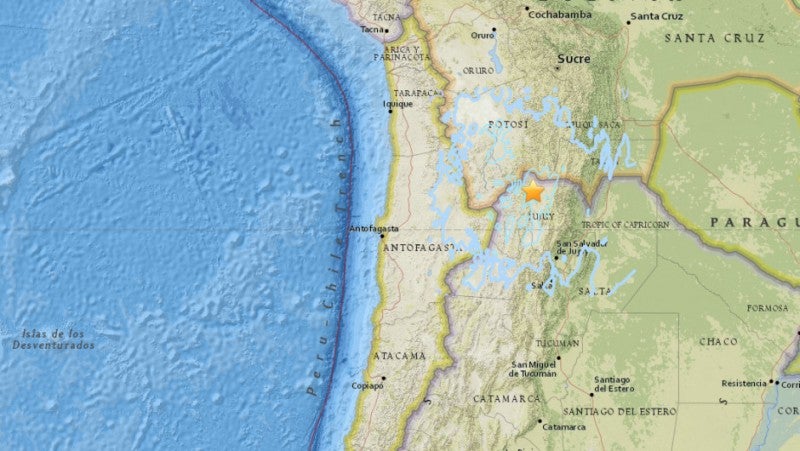 sismos en Argentina