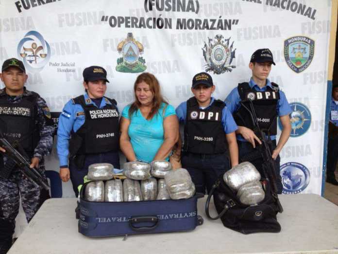 detenida con marihuana en Copán