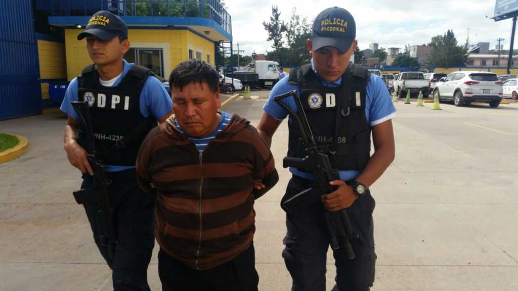 Presunto violador detenido en Honduras. 