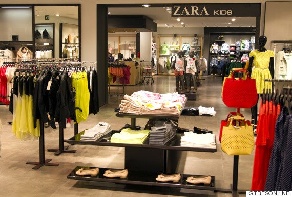 Tiendas Zara. 