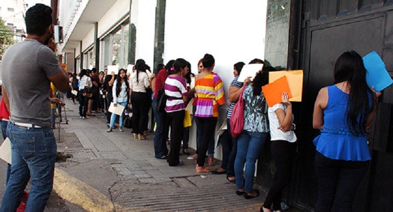 Un 7.4 % de hondureños entran en la categoría “Desocupados”