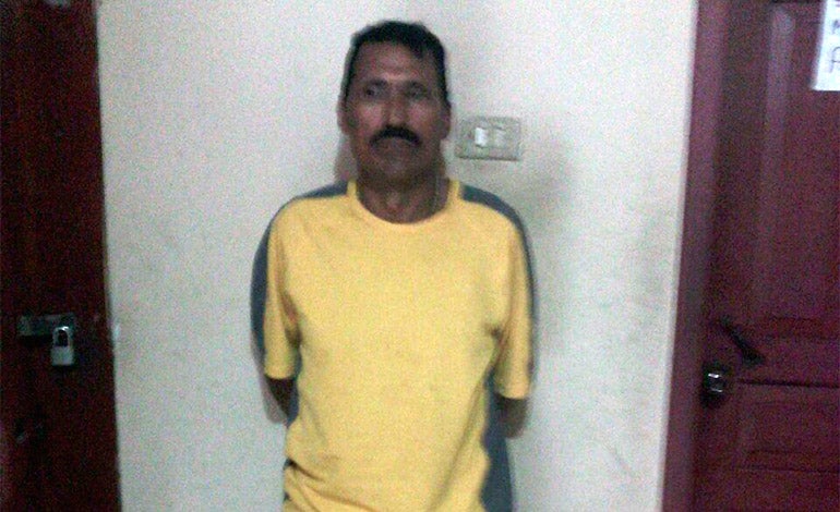 Carlos Domínguez Moreno, detenido en La Ceiba