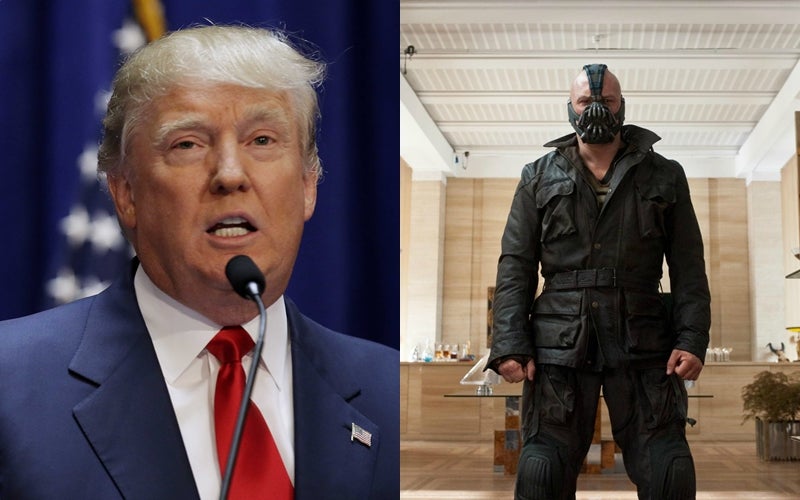 Coincidencia entre el discurso de Trump y el de Bane, villano de Batman