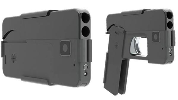 Pistola en forma de smarthphone