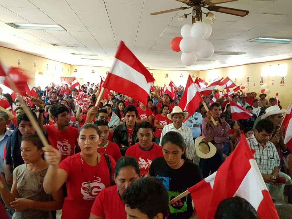 El lanzamiento se desarrolló en la Casa del Partido Liberal en La Esperanza, Intibucá.