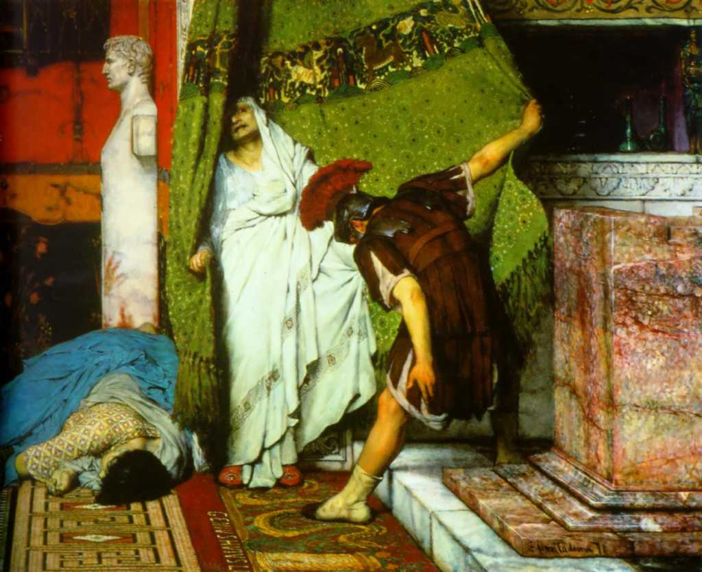 El romano fue asesinado a puñaladas.
