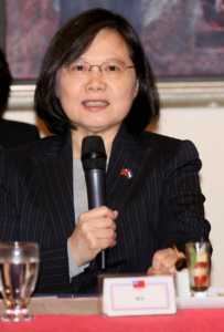 La presidenta de Taiwán