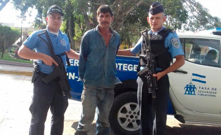Hombre capturado este miércoles en Copán